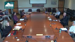 BOCC Work Session 8/26/20, 10 AM