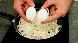 Do you have onions and eggs at home? Make this simple and delicious recipe.