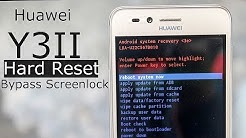 Huawei Y3II Hard Reset / Factory Reset / Bypass Screen Lock - Durasi: 2.04. 
