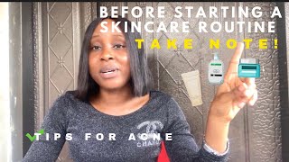 BEST SKINCARE ROUTINE; how to build an EFFECTIVE skincare routine + ACNE TIPS