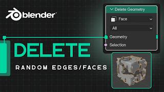 Blender 3D: Randomly Delete Geometry in Blender