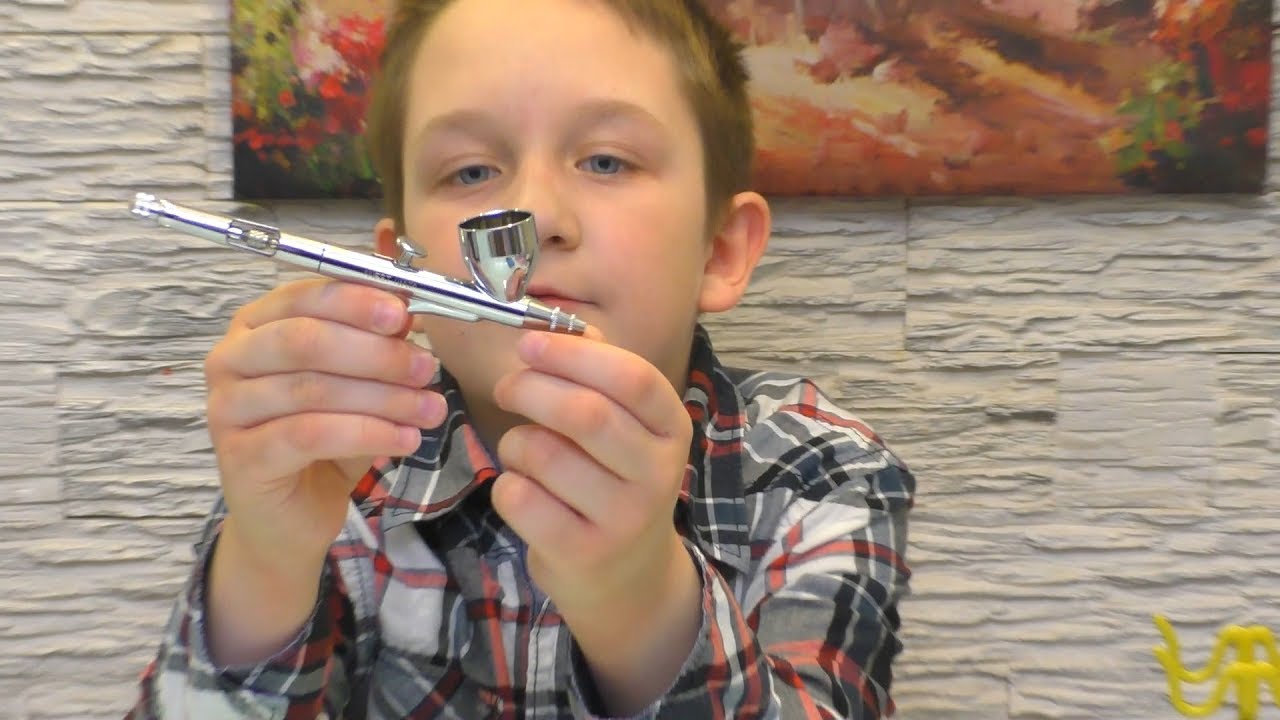 ОГРОмНАЯ ДОЛгОжДАННАя ПОСЫЛкА ПРИШлА {РАСпАКОВКа АЭРоГРАФА IWATA} влог игрушек блогер Mister Niki