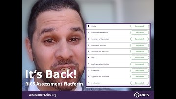 NEW RICS Assessment Platform - NEW ARC - APC MRICS