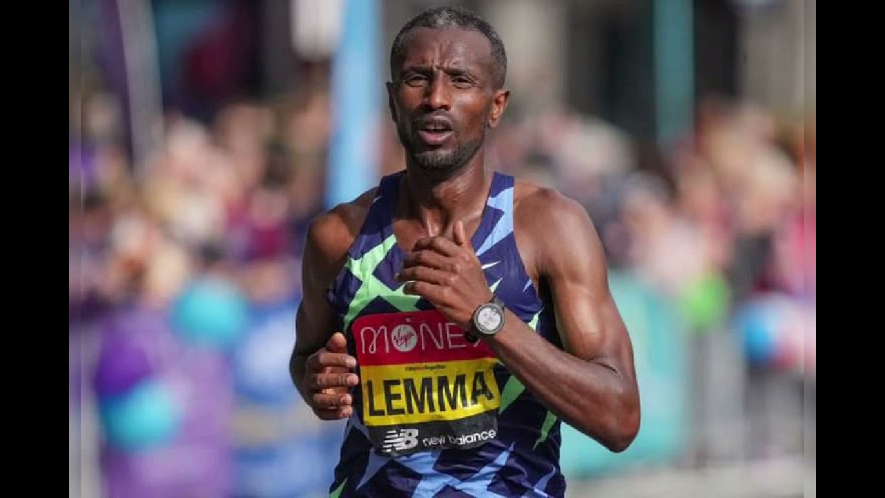 Ethiopia's Sisay Lemma Wins The Men's Elite Race at The London Marathon