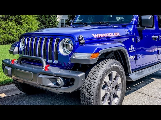 Jeep JL Upgrade Rubicon Steel Front Bumper How to Install Sahara Unlimited  Sport - YouTube