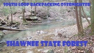 Shawnee State Forest South Loop Backpacking to Camp #6 _hammock camping, trail and road parking info
