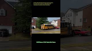 A Metro Nashville Public Schools special education bus driver was arrested on a DUI charge after cra