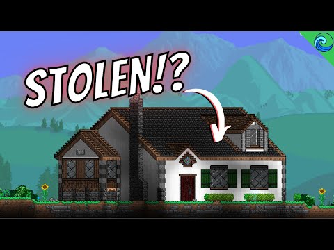 This Build Was STOLEN!! - 3D Country Home  || Terraria 1.4 Speedbuild || Awesome Terraria Builds
