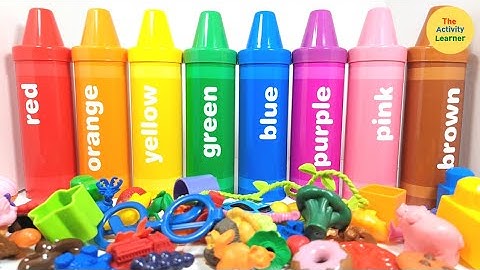 Crayons Color Sorting Activity | Learn Colors | Educational Videos for Toddlers