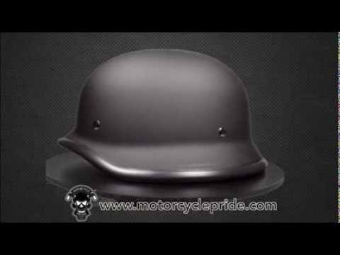 NOVELTY Daytona Helmets German Style Helmet In Matte Black | Freedom Cycles California - Foto 10
