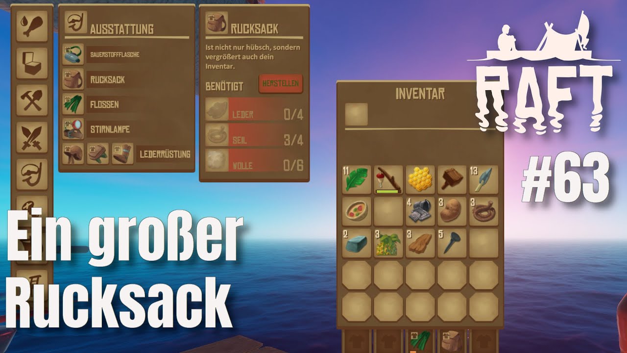 Raft Rucksack Raft #63: Ein großer Rucksack | Linux/Proton - YouTube