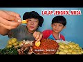 LALAP JENGKOL MUDA SAMBAL TERASI ,IKAN GORENG ,BENING TERONG SAYUR KATU DAN KACANG