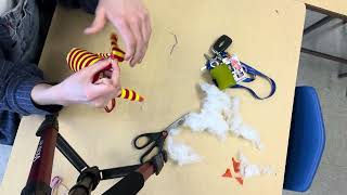 How to Sew the Sock Monkey Body