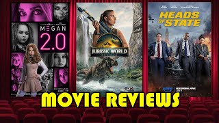 REVIEWS: Jurassic World Rebirth, M3GAN 2.0, Heads of State