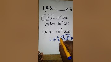 microsecond to nanosecond