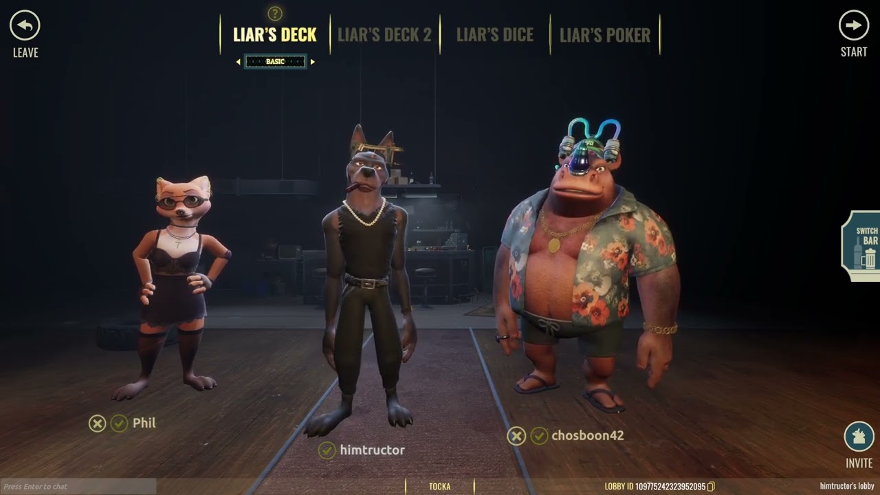 Liars Bar - Zurück zum Roulette spielen