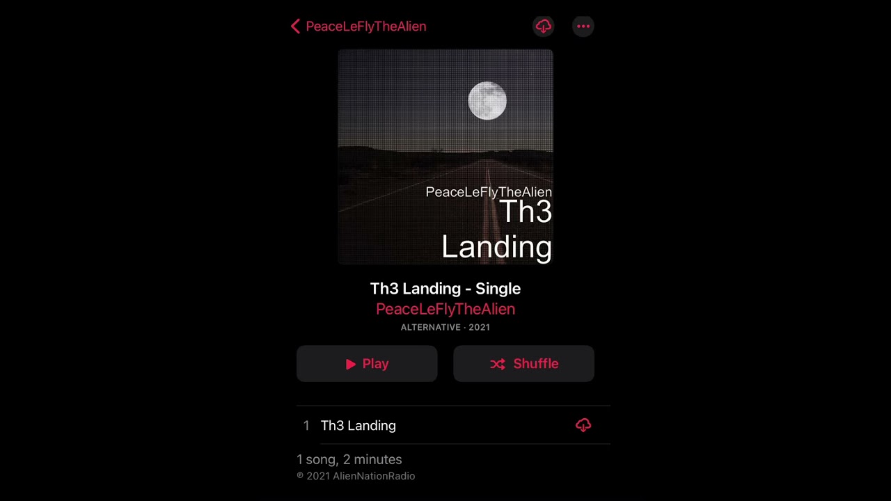 PeaceLeFlyTheAlien - Th3 Landing (Official Audio)