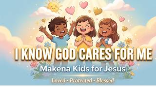 ❤️🎶 I Know GOD Cares for Me 🎵🙏 || Kids Christian Song ||                          kids songs.