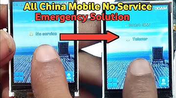 China Mobile no service emergency call searching network solution