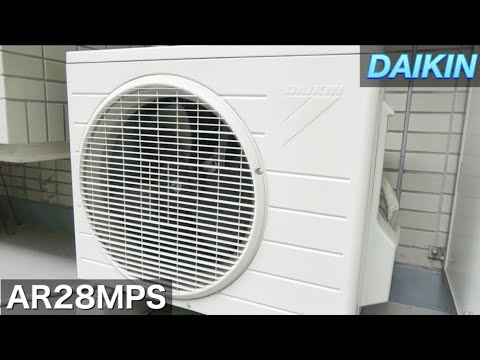 ダイキンエアコンの室外機 AR28MPS 2011年製 外観、動作など DAIKIN 
