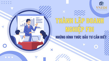 Thành lập doanh nghiệp FDI và các hình thức đầu tư