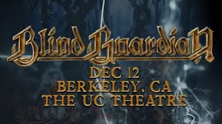 BLIND GUARDIAN : LIVE in Berkeley 2025 [4K] Journey through the Dark, Black Chamber, Theater of Pain