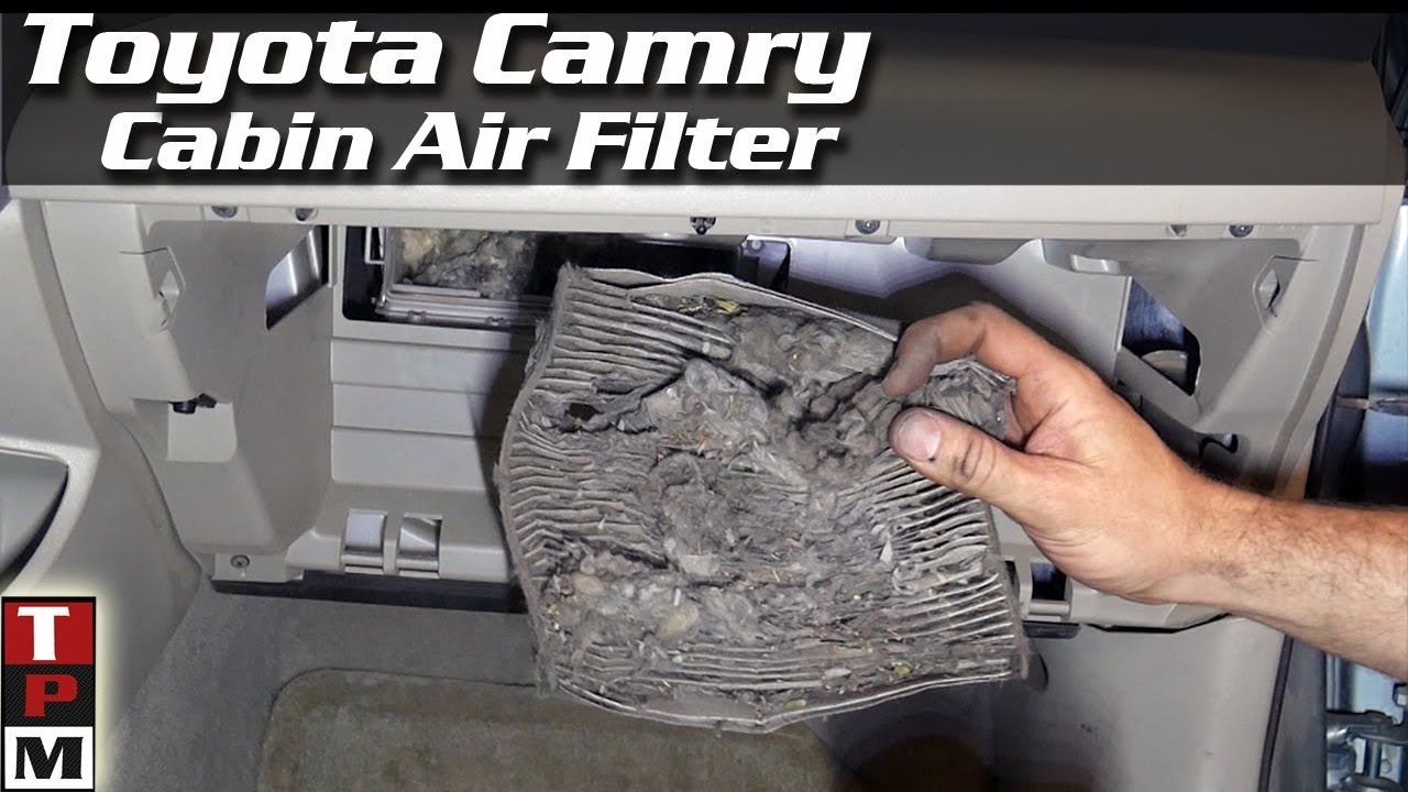 2007 Toyota Camry Cabin Air Filter Replacement - Easy DIY - YouTube