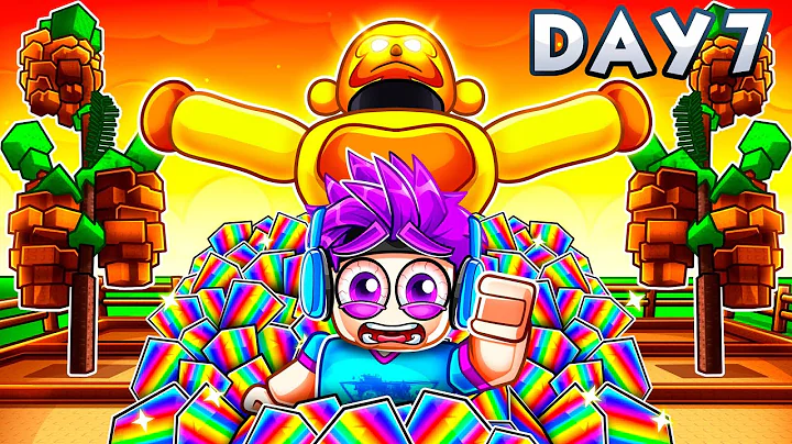 I Spent "1 WEEK STRAIGHT" In Grow a Garden WITHOUT LEAVING!