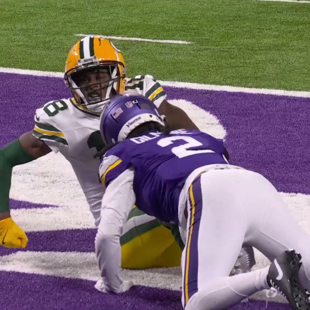 Malik Heath catches for a 3-yard Touchdown vs. Minnesota Vikings