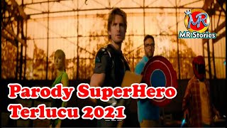 Siapa sangka dia bisa jadi 3 superhero | Parodi Superhero terlucu 2021 | Alur cerita Film