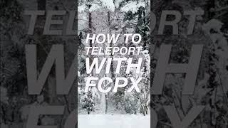 How To Teleport The Easy Way - a FCPX Tutorial #shorts