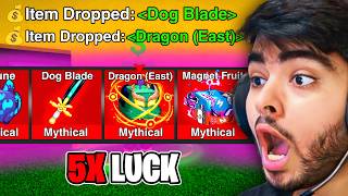 NO WAY!!!! I ROLLED DRAGON FRUIT 😱😱 BLOX FRUITS