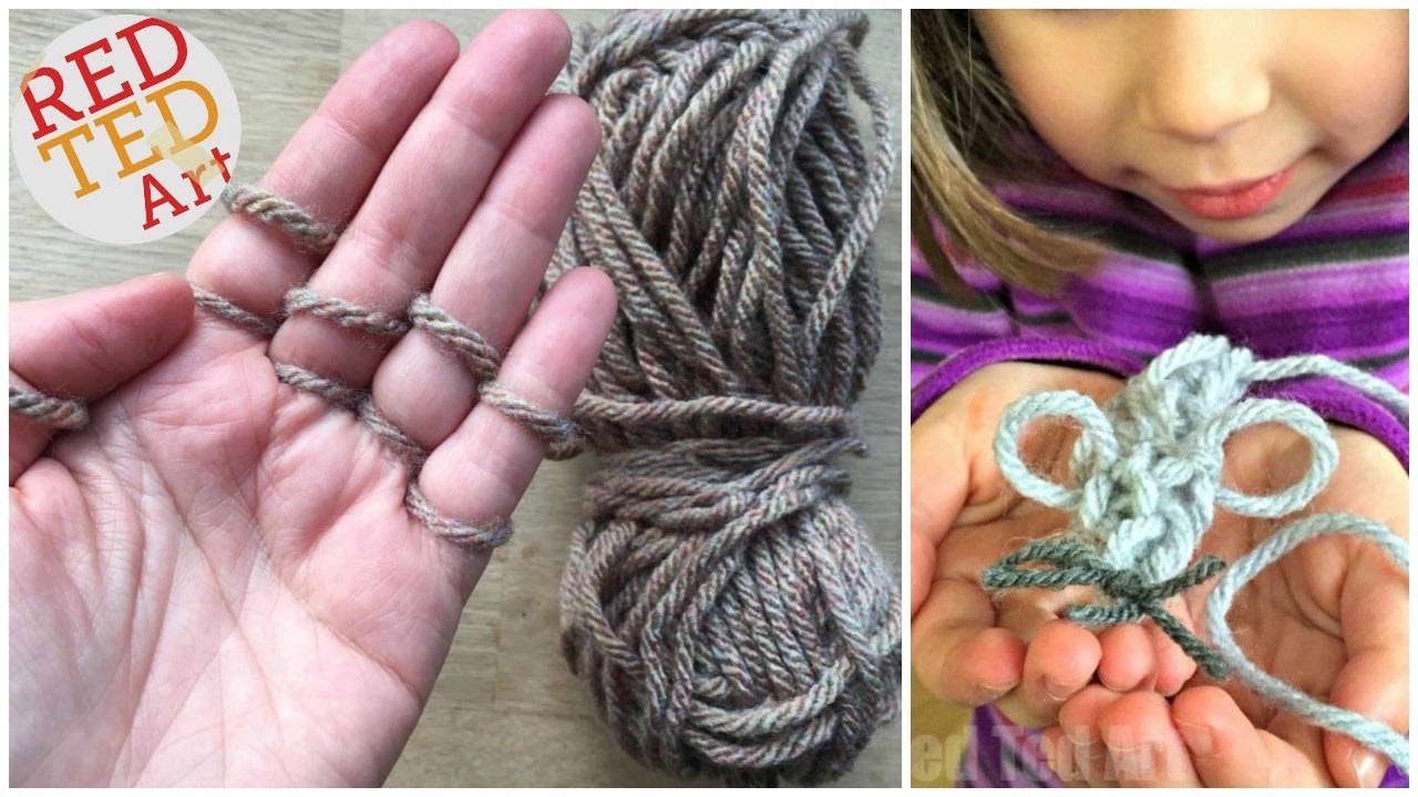Finger Knitting Ideas Easy Craft Ideas