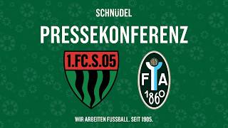 Pressekonferenz nach dem Heimspiel gegen 1860 München