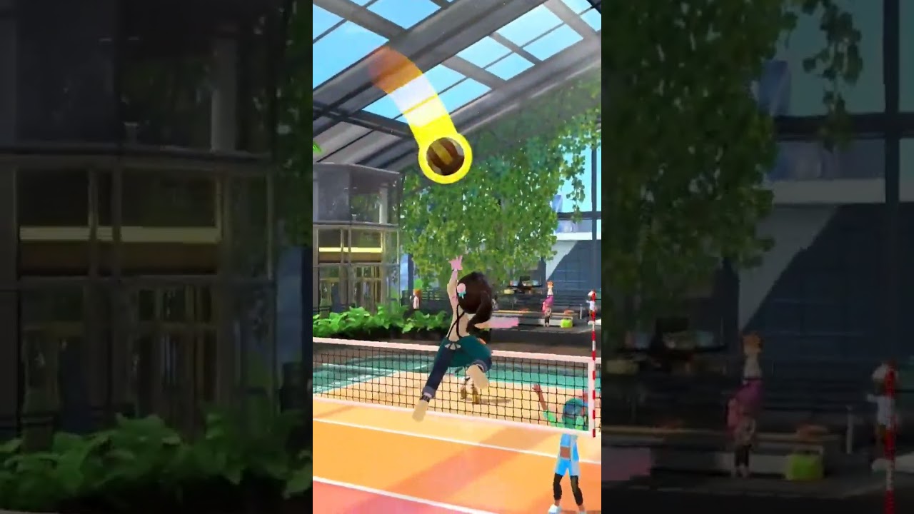 Perfect Slide Attack! Nintendo Switch Sports: Volleyball.