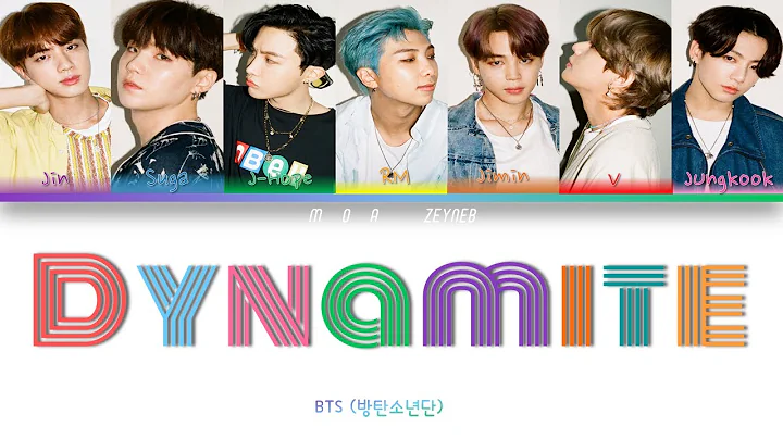 BTS (방탄소년단) – 'Dynamite' Lyrics [Color Coded Eng]