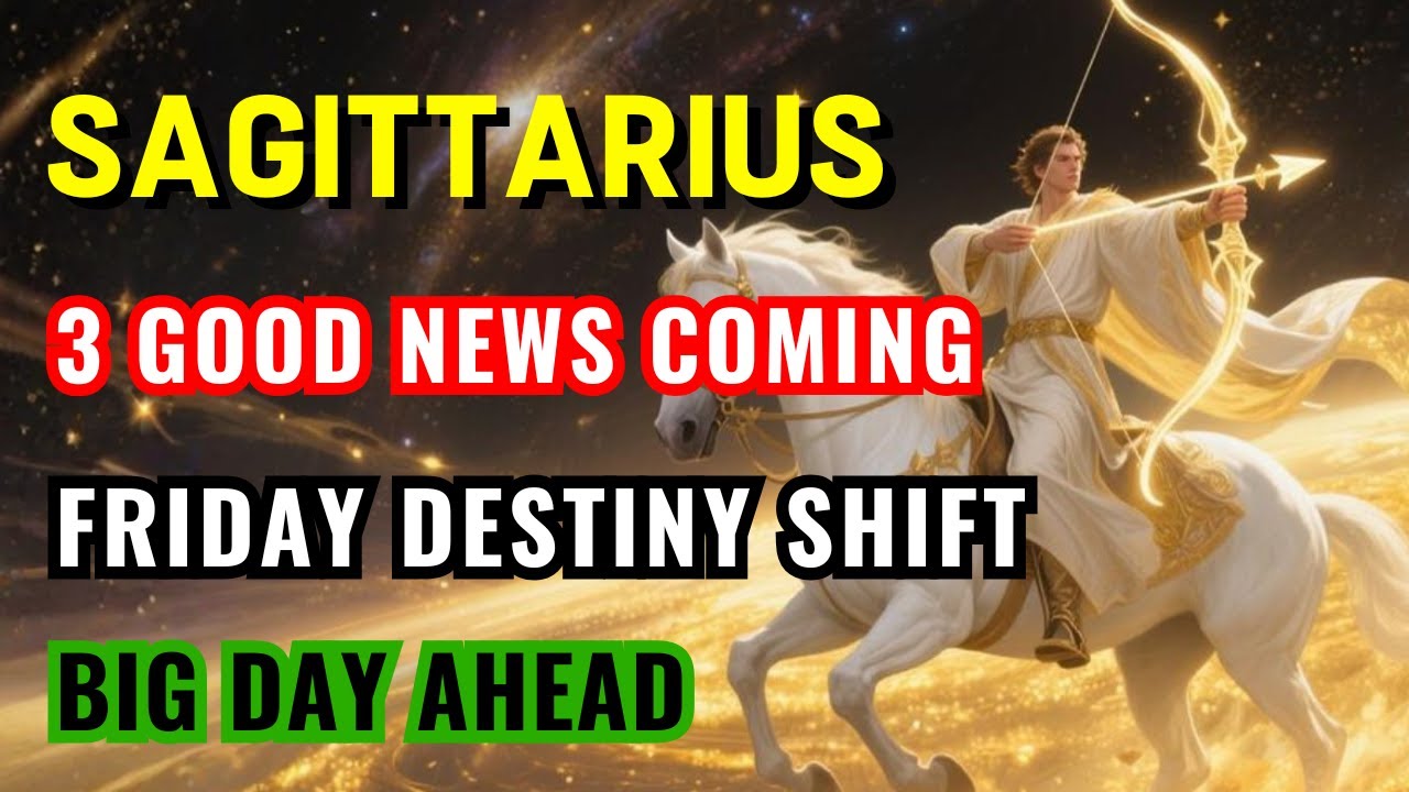 Sagittarius ♐ ✨ 3 BLESSINGS ARRIVE THIS FRIDAY — DESTINY SHIFTS