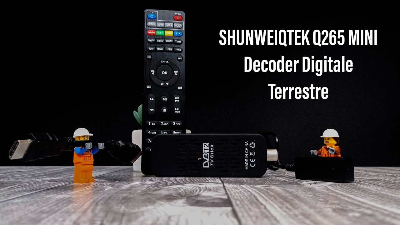 SHUNWEIQTEK Q265 Mini Sintonizador TDT con USB Adaptador WiFi MT7601 y  Salida HDMI Hasta 1080P, Decodificador con PVR Grabador y Reproductor de  Multimedia, HEVC H265 Receptor DVB-T2/C Dual USB : : Electrónica