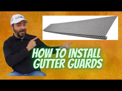 Gutter Guard Install - Amerimax Gutter Guard - How to Install Gutter ...