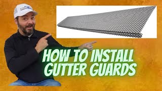 Gutter Guard Install - Amerimax Gutter Guard - How to Install Gutter Guards