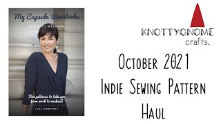 #vlogtober knottygnome crafts: Indie Fall/Winter Sewing Pattern Haul
