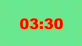 3 Minute 30 Second Timer | Focus Timer | 3:30 Minutes Countdown