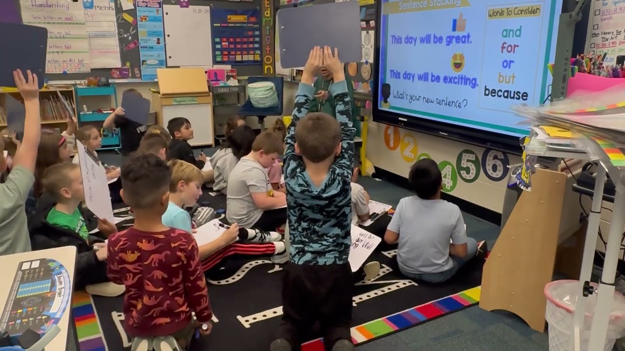 First Grade Syntactic Awareness Writing Exercise Edmiston