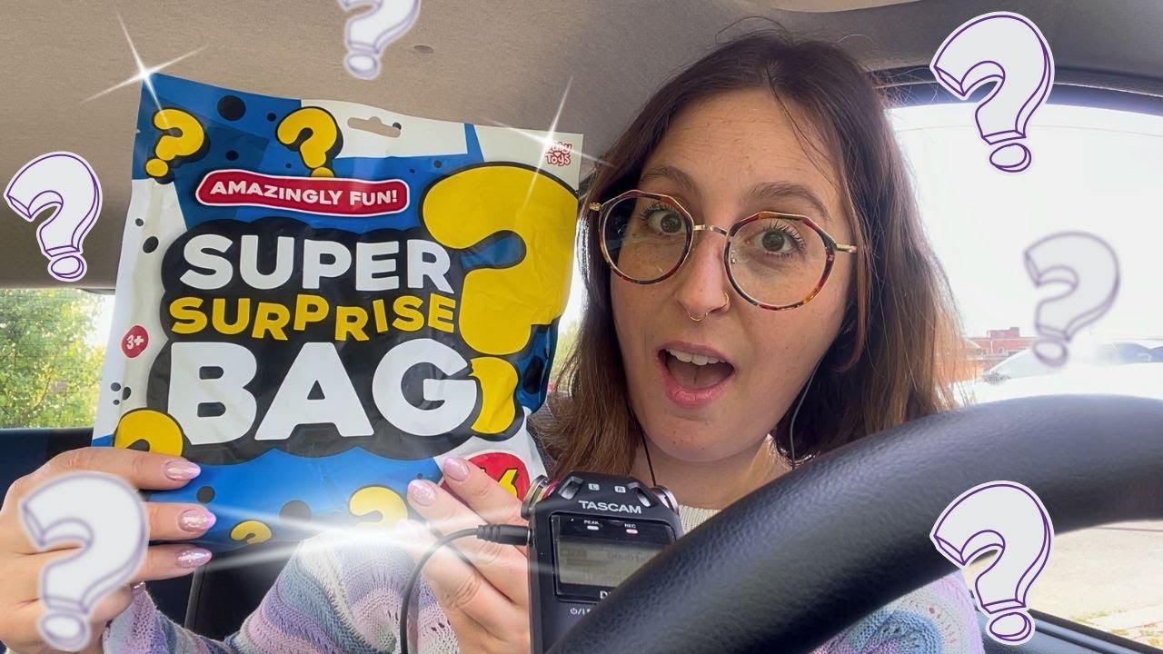 ASMR - OUVERTURE d'un SAC SUPRISE À 3€ + DERNIERS ACHATS 👀