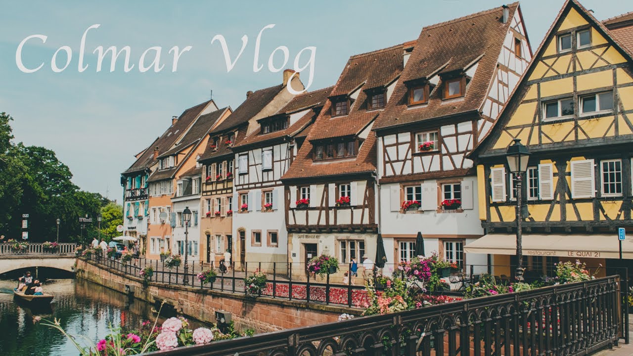 おとぎ話みたいな街コルマールはジブリの世界|ワインとグルメ旅行Vlog【カラフルで可愛い路地に吸い込まれる】ハウルの動く城のような【前半】