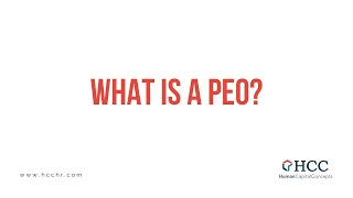 What Is A PEO?