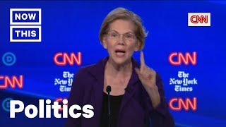 Famous Elizabeth Warren's Fiercest Moments at the Democratic Debate | NowThis Wealth