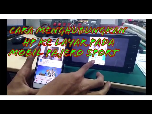 Cara menghubungkan miracast dari hp ke layar mobil all new pajero sport class=