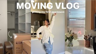 I GOT MY FIRST APARTMENT! 🏠🌷🔑🤍(moving vlog!)