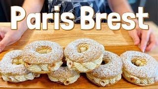 Paris Brest With Hazelnut Cream Choux Pastry My Clic French Recipes